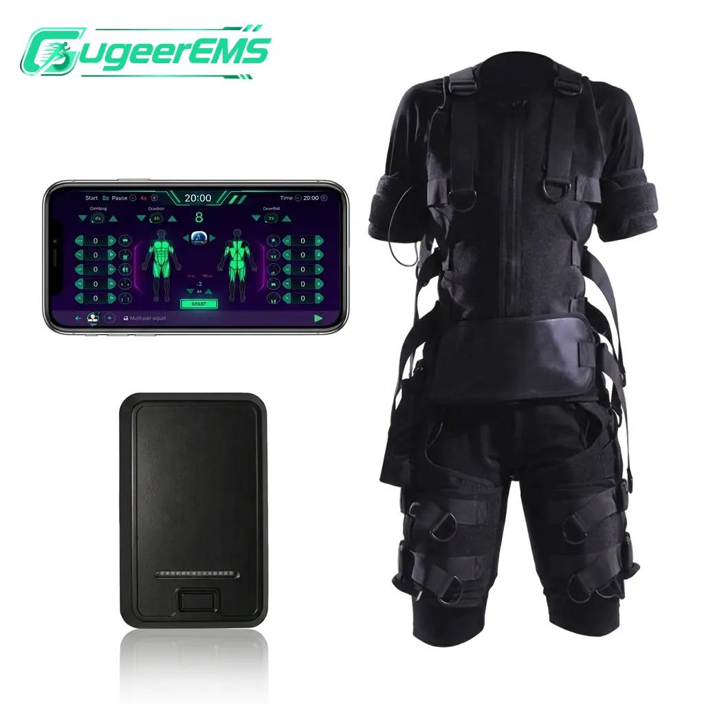 gugeer wireless one piece vest ems training suit