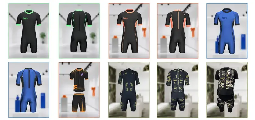 dry one piece ems training suit