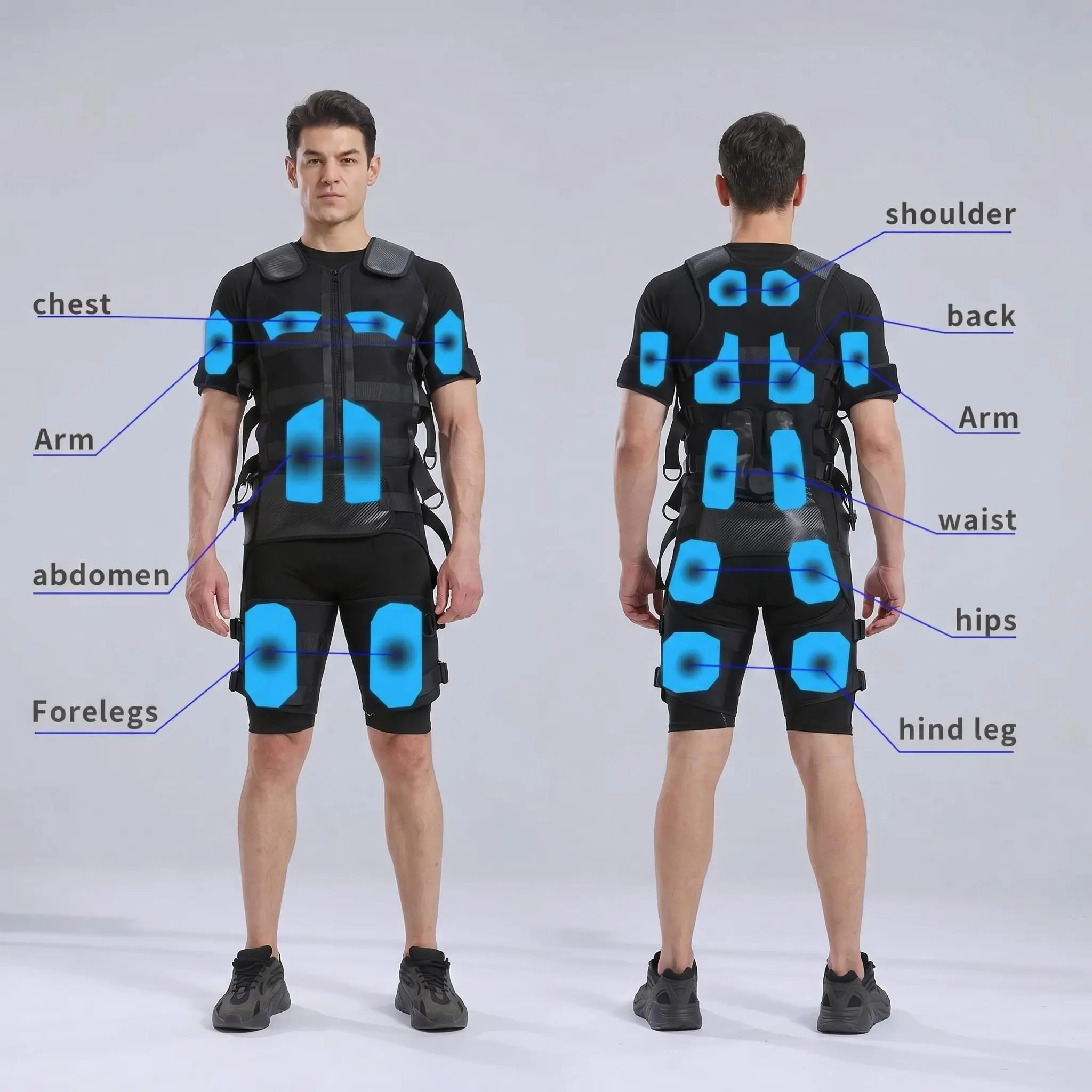 gugeer ems training suit for elderly muscle recovery