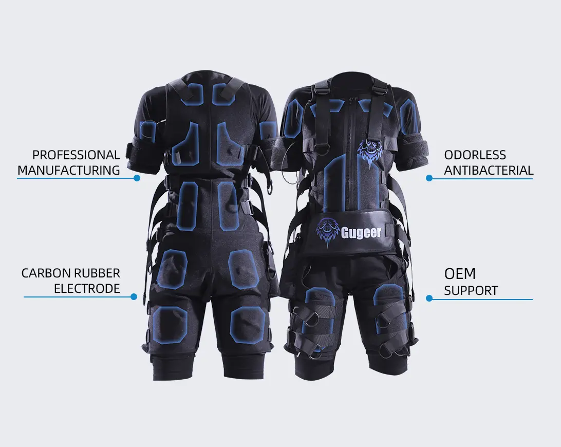 gugeer one piece ems training vest suit 3