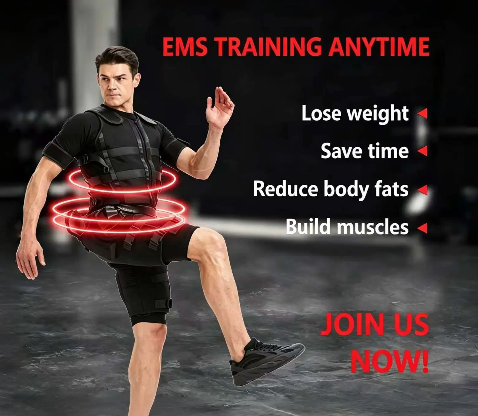 gugeer split ems training vest suit 4