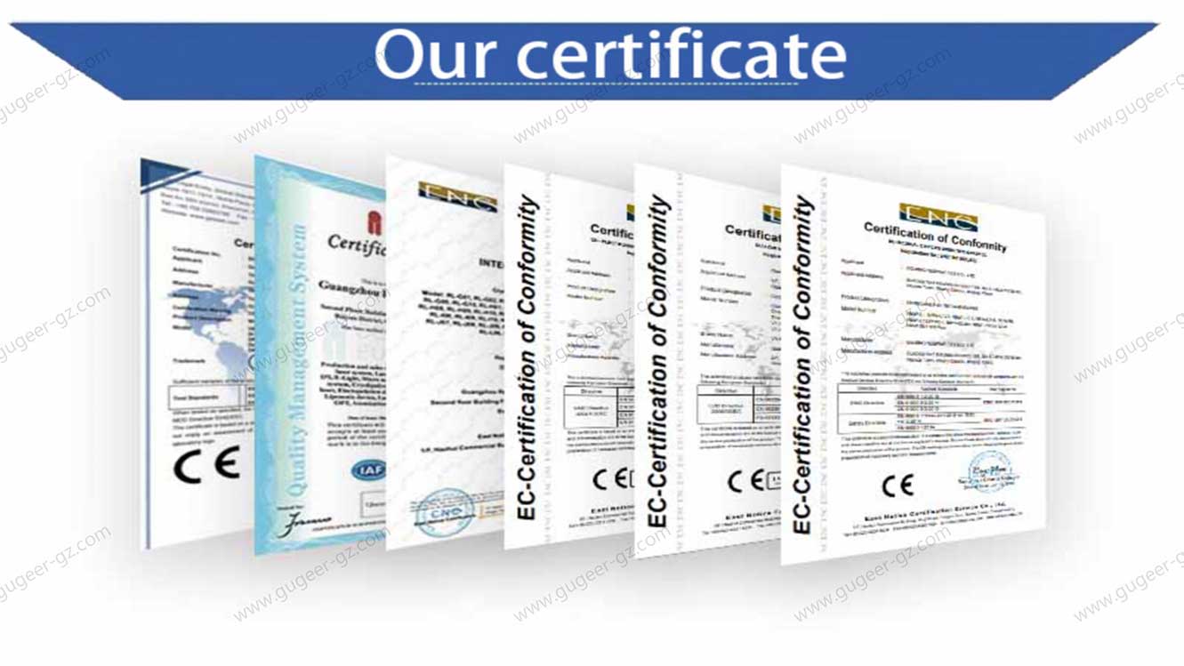 Gugeer company certificates
